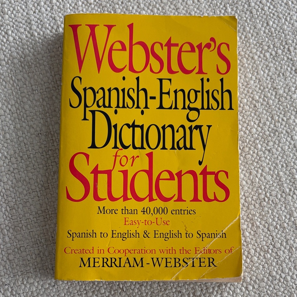 Webster’s Spanish-English Dictionary